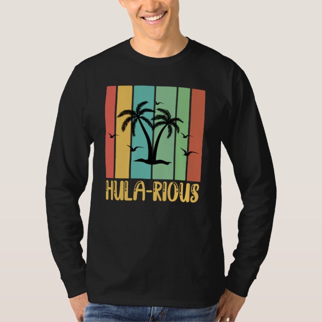 Hawaiian Hula Rious Hilarious Hawaii Pineapple Tik T-Shirt (Vorderseite)