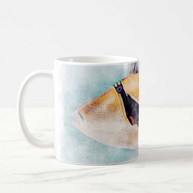 Hawaiian Humuhumunukunukuapuaa Trigger Fisch Kaffeetasse (Links)