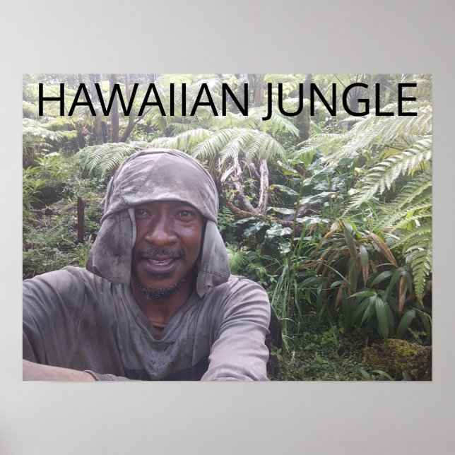 HAWAIIAN JUNGLE POSTER (Vorne)