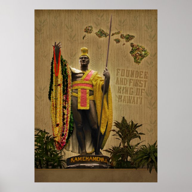 Hawaiian King Kamehameha I. Poster (Vorne)