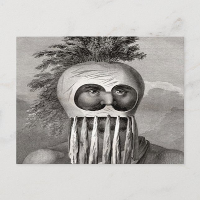 Hawaiian Koa Warrior Postkarte (Vorderseite)