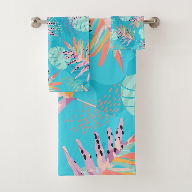 Hawaiian Lauae Farn Badhandtuch Set (Insitu)