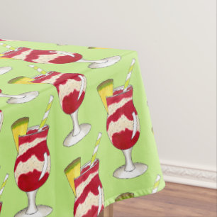 Hawaiian Lava Flow Cocktail Luau Island Party Tischdecke