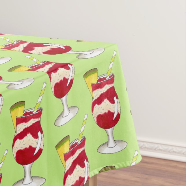 Hawaiian Lava Flow Cocktail Luau Island Party Tischdecke (Beispiel)