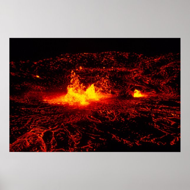 Hawaiian Lava Flow Poster (Vorne)