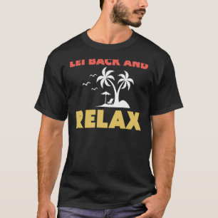 Hawaiian Lei Back and Relax Hawaii Ananas Tiki T-Shirt