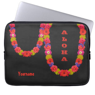 Hawaiian Lei kundenspezifische Laptop-Ärmel Laptopschutzhülle