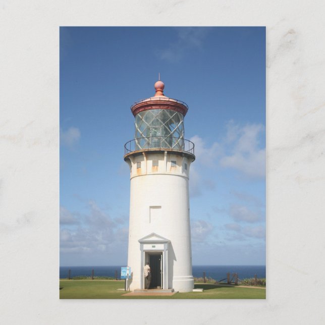 Hawaiian Lighthouse Postcard Postkarte (Vorderseite)
