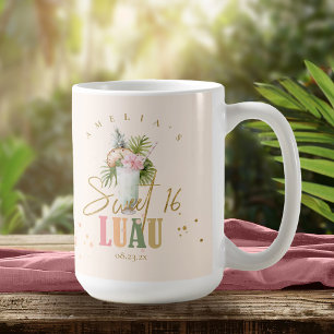 Hawaiian Luau 16 . Geburtstag ID1092 Kaffeetasse