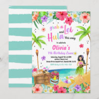Hawaiian Luau Birthday Party Tropical Birthday