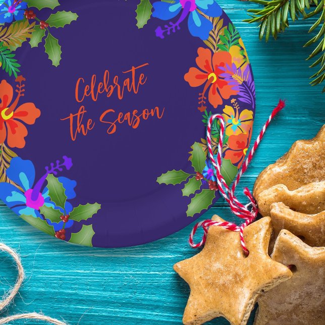 Hawaiian Luau Holiday Celebration Pappteller (Von Creator hochgeladen)