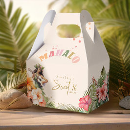 Hawaiian Luau Sweet 16 Mahalo ID1092 Geschenkschachtel