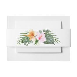 Hawaiian Luau Tropical Beach Wedding Einladungsbanderole