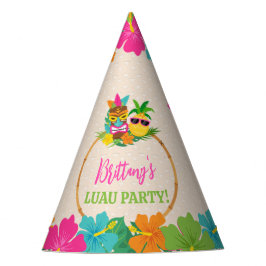 Hawaiian Luau Tropical Birthday Partyhütchen