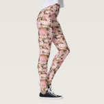 Hawaiian Luau Tropical Island, Palmen, Blume Leggings<br><div class="desc">Schöne Leggings mit einer üppigen tropischen Insel voller Palmen und Blume. Ideal für einen Strandurlaub oder Hochzeit Hawaiian Luau,  Yoga am Strand oder alltägliche Unterhaltung.</div>