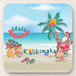 Hawaiian Mele Kalikimaka Untersetzer