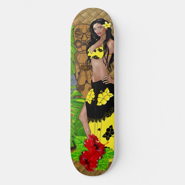 Hawaiian Mix Skateboard (Vorderseite)
