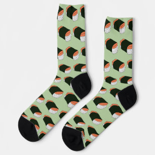Hawaiian Musubi Sushi-Muster Socken
