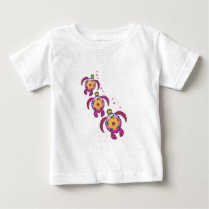 Hawaiian Ohana Honu Sea Turtles Baby T-shirt