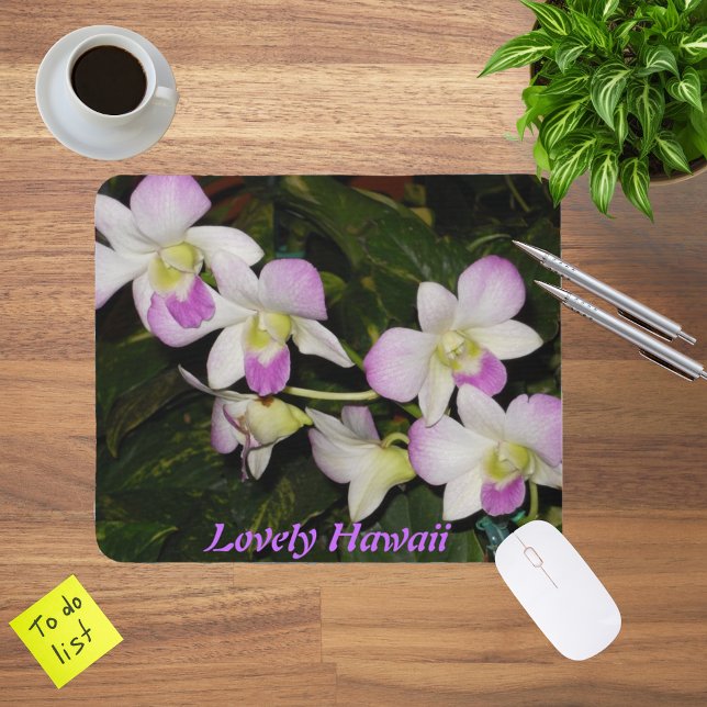 Hawaiian Orchids Mousepad (Von Creator hochgeladen)