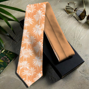 Hawaiian Palm Tree Silhouette Muster Tacao ID1093 Krawatte