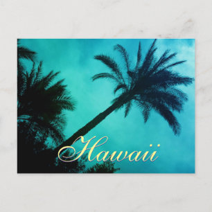 Hawaiian Palm Trees Postkarte