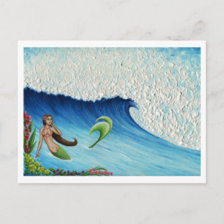 Hawaiian Paradise Mermaid Postkarte