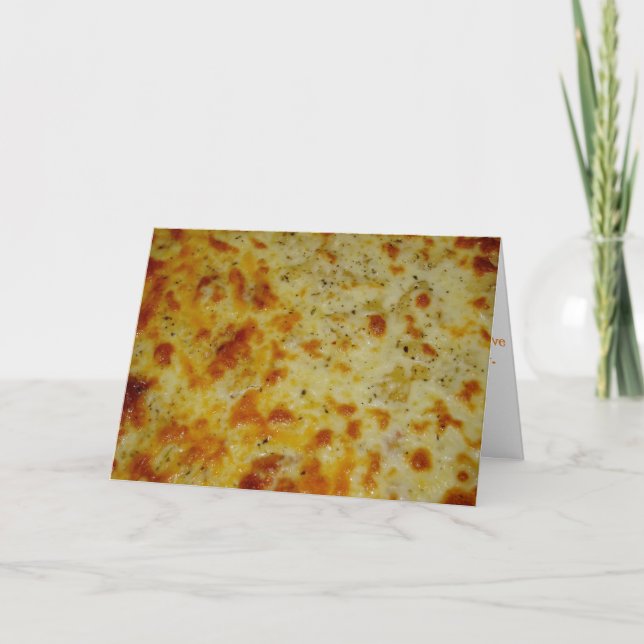 "Hawaiian Pizza" Get Well Card Karte (Vorderseite)