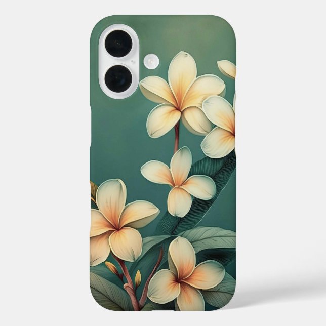 Hawaiian Plumeria Tree Phone Case (Rückseite)