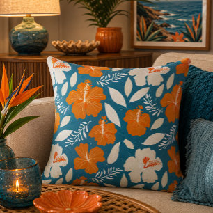 Hawaiian Print Kissen