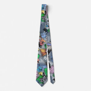 Hawaiian Print Tropical Neck Tie für Elektrizität Krawatte
