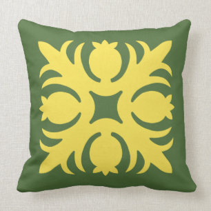 HAWAIIAN QUILT PILLOW-Ananas Kissen