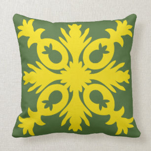 HAWAIIAN QUILT PILLOW-Ananas Kissen