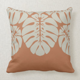 HAWAIIAN QUILT PILLOW-monstera-Keuchkissen Kissen