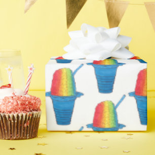 Hawaiian Rainbow Shave Ice Frozen Dessert Hawaii Geschenkpapier