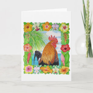 Hawaiian Rooster Karte