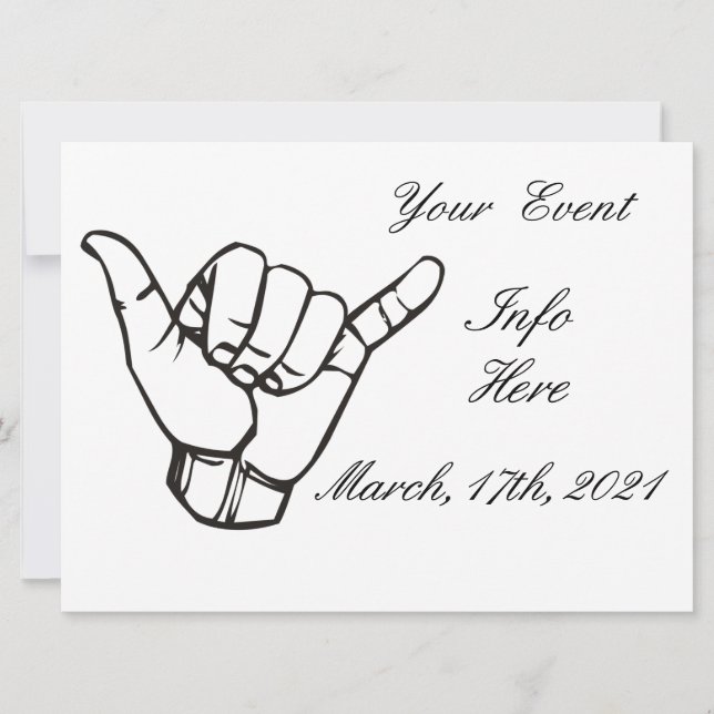 Hawaiian Shaka Brah Wave Thunder_Cove (Vorderseite)