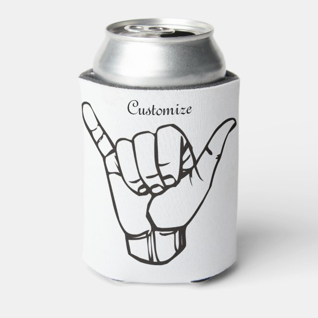 Hawaiian Shaka Brah Wave Thunder_Cove Dosenkühler (Kanne Rückseite)