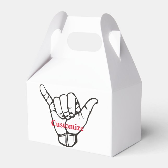 Hawaiian Shaka Brah Wave Thunder_Cove Geschenkschachtel (Vorderseite)