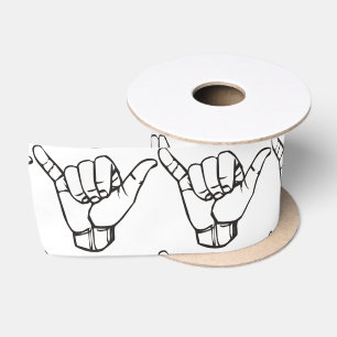 Hawaiian Shaka Brah Wave Thunder_Cove Satinband