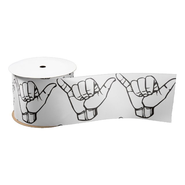 Hawaiian Shaka Brah Wave Thunder_Cove Satinband (Spule)