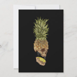 Hawaiian Skull Pineappel Sommergeschenk Ankündigung