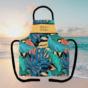 Hawaiian Sunrise Beach farbenfrohe tropische Schür Schürze
