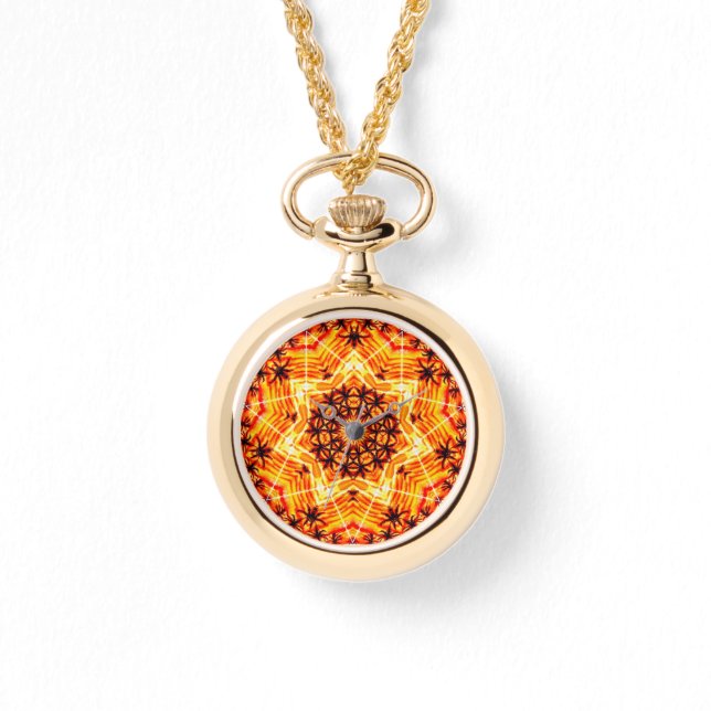 Hawaiian Sunset Coco Palm Star Armbanduhr (Vorderseite)