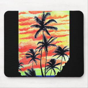 Hawaiian Sunset Coco Palms Mousepad