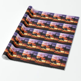 Hawaiian sunset geschenkpapier