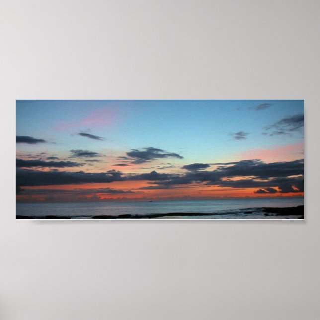 HAWAIIAN SUNSET POSTER (Vorne)
