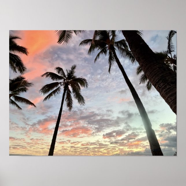 Hawaiian Sunset Poster (Vorne)