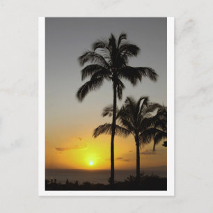 Hawaiian Sunset Postkarte