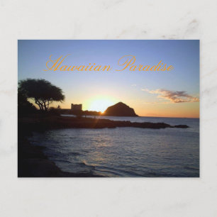 Hawaiian Sunset Postkarte